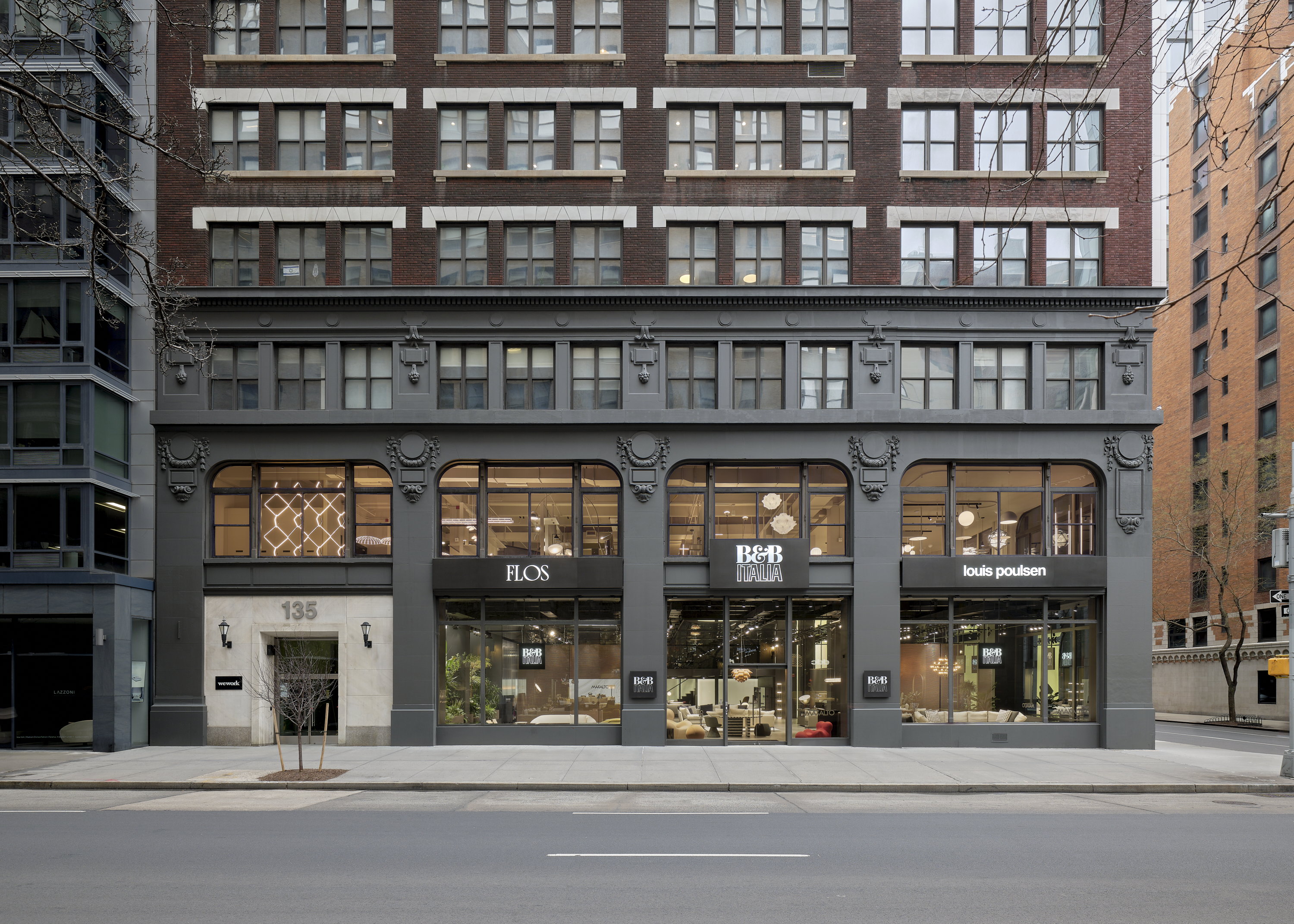 Storefront of the New York City, Madison Avenue showroom